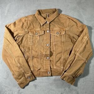 Y2k 2000s We The Free People Patchwork Denim Jacket Womens Large Barn Type 3